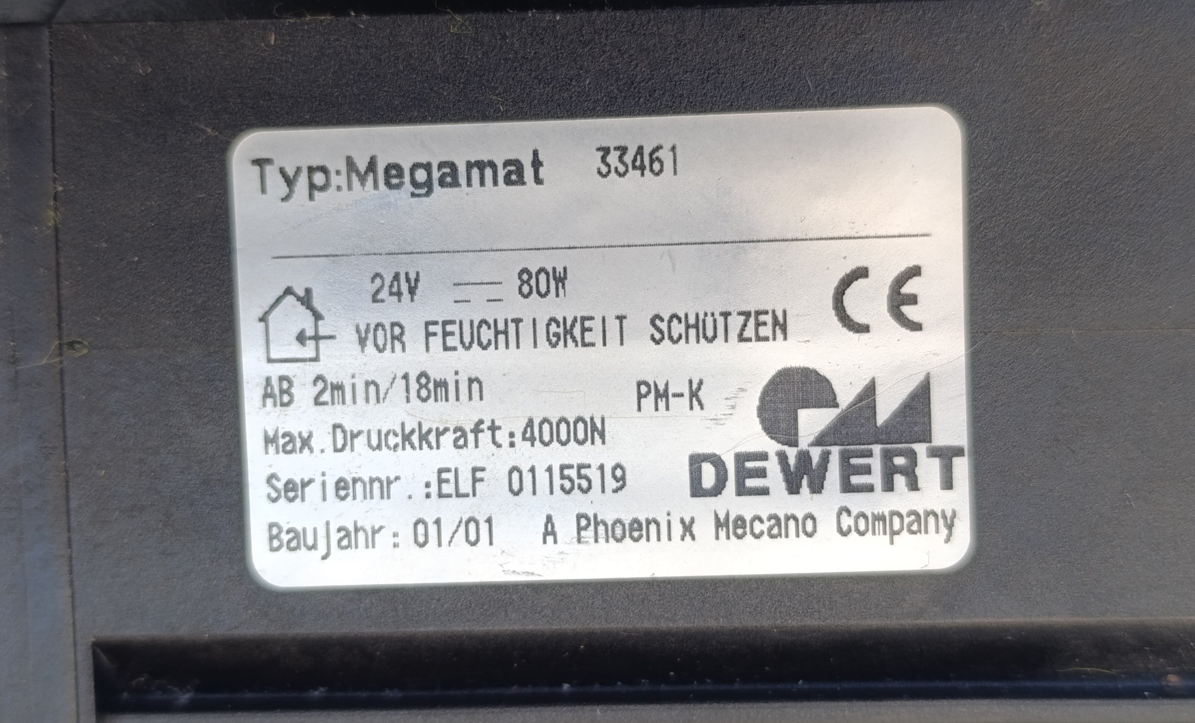 Auping Megamat 33461 motor