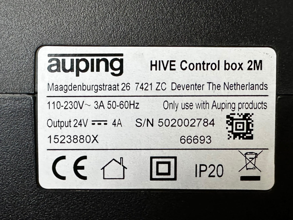 Auping HIVE Control Box 2M – 1523880X – besturingsunit voor 2 motoren