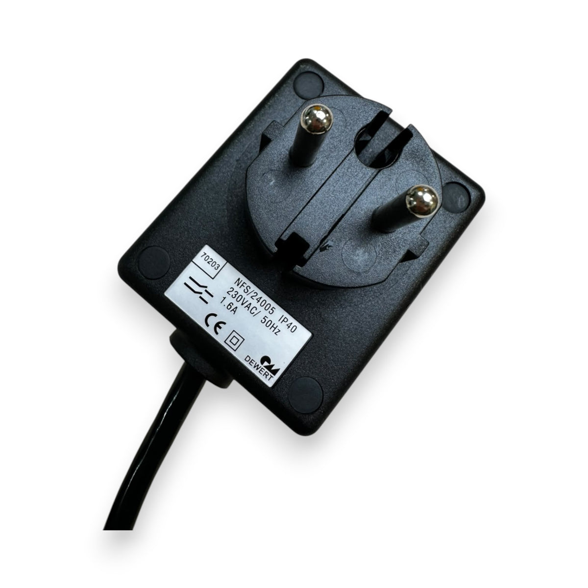 Dewert NFS/24005 netvrijschakelstekker 70203 – 230V 1,6A IP40