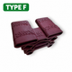 F Bordeaux rood
