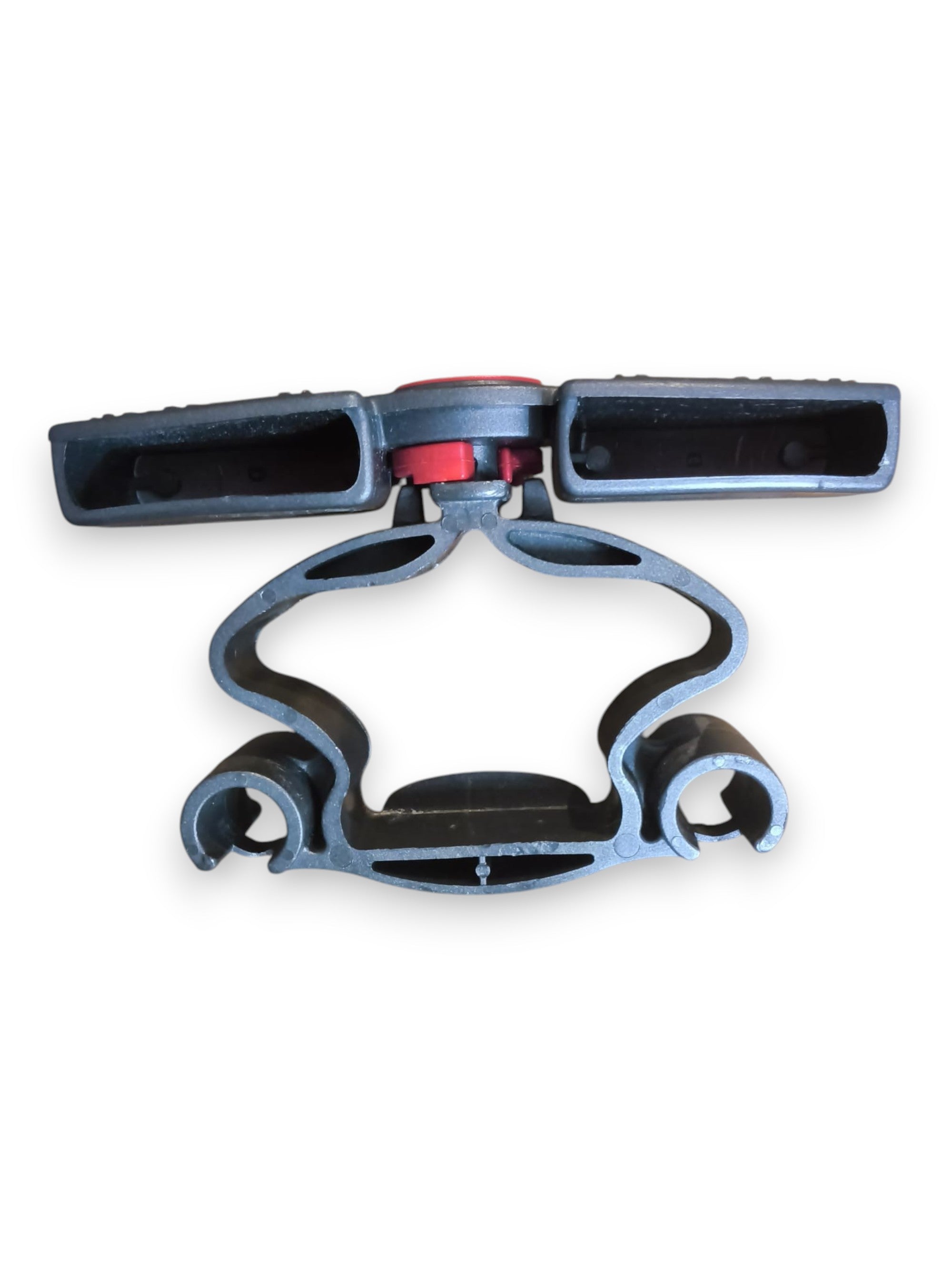 Dubbele lattenhouder met hardheidsverstelling – 35 × 8 mm – Ø12 mm pennen