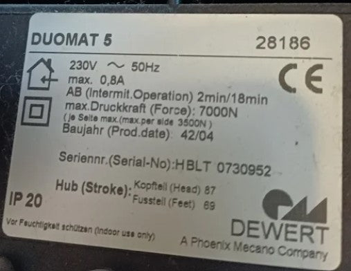 Duomat 5 motor
