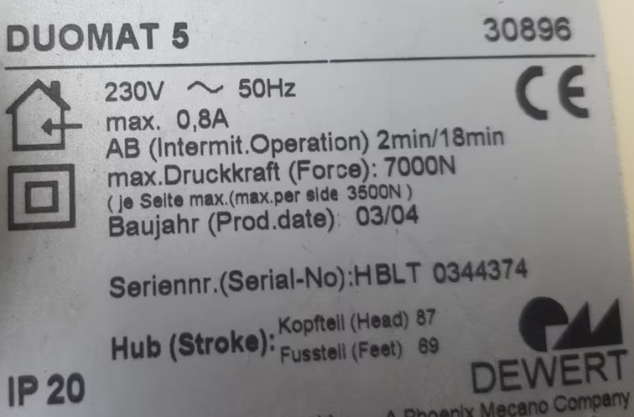 Duomat 5 motor