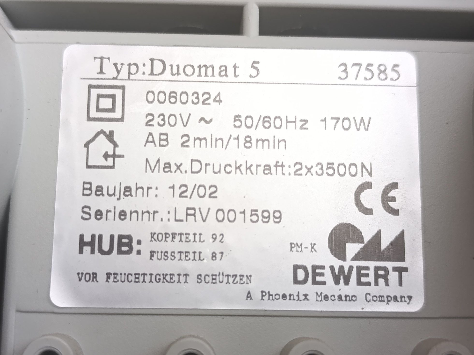 Duomat 5 motor