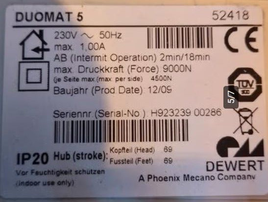 Duomat 5 motor