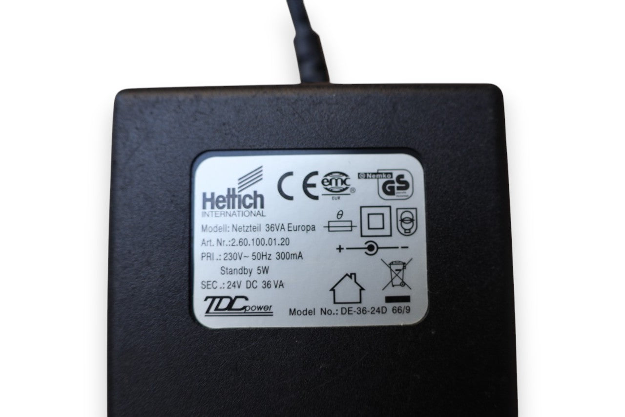 Hettich transformator 24V 36W voor Mosys-C en Mosys-S