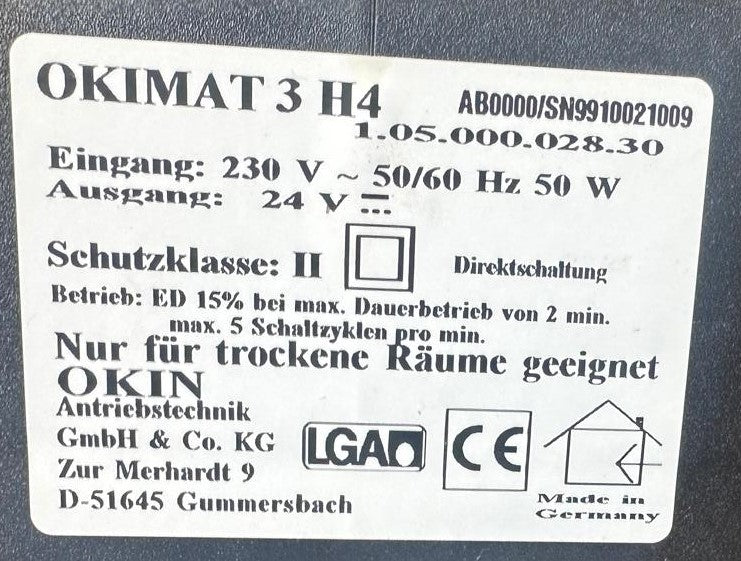 Okimat 3 H4 motor
