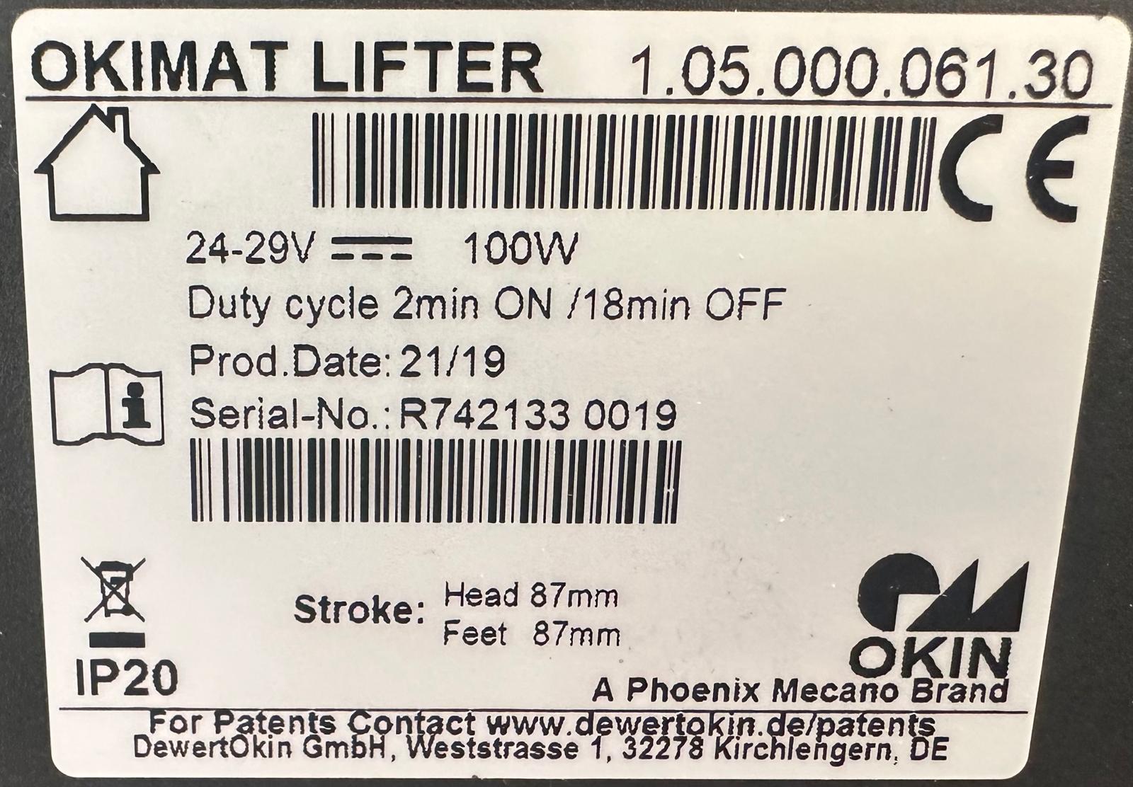Okimat Lifter 1.05.000.061.30