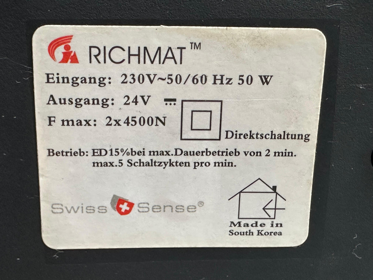 Richmat Swiss Sense bedmotor 2x4500N