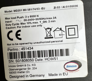 Limoss MD201 MO 581/74/53 -EU | ZI:02 / AI:01/05036 | 451434